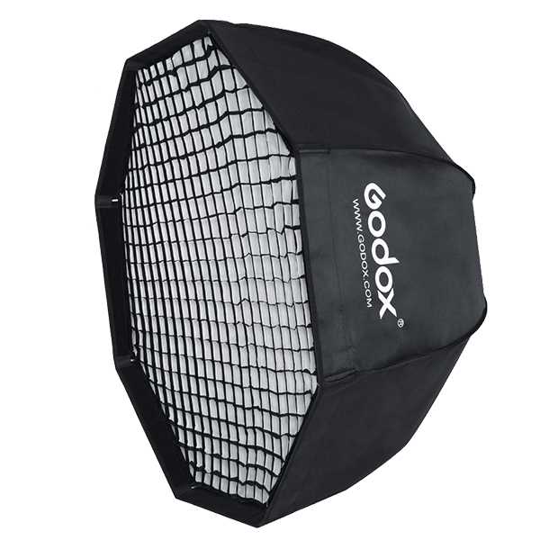 Softbox Octagonal GODOX de 120cm (Montura Bowens) con Grilla - SB-FW120