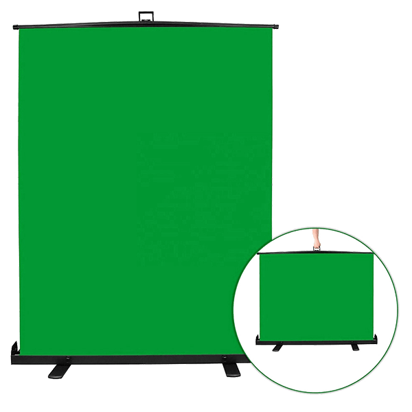 Rollup Greenscreen Hintergrund 155x205cm
