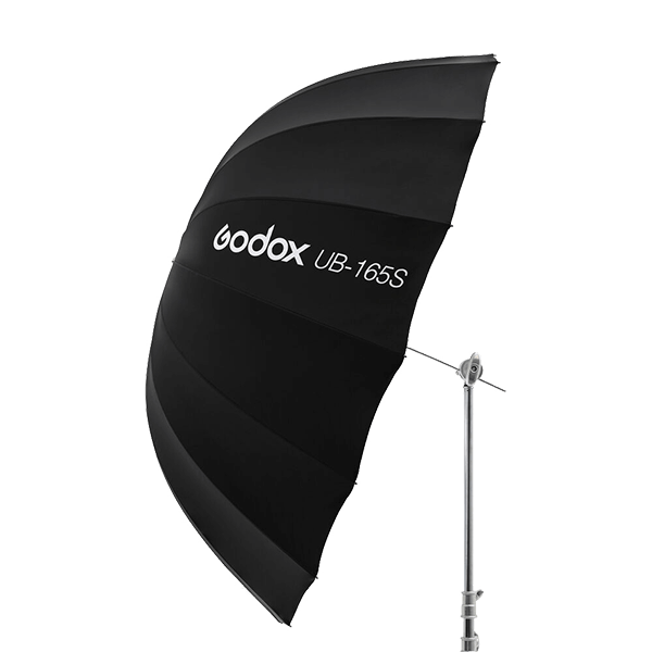 Godox Parabolischer Schirm schwarz und silber 165 cm